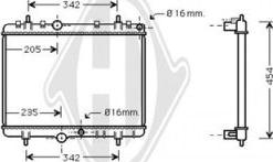 Diederichs DCM2783 - Радіатор, охолодження двигуна autocars.com.ua