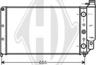 Diederichs DCM2845 - Радіатор, охолодження двигуна autocars.com.ua