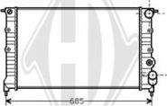 Diederichs DCM2851 - Радіатор, охолодження двигуна autocars.com.ua