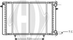 Diederichs DCM2892 - Радіатор, охолодження двигуна autocars.com.ua