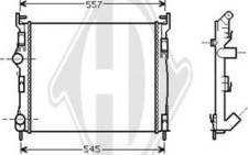 Diederichs DCM2932 - Радіатор, охолодження двигуна autocars.com.ua