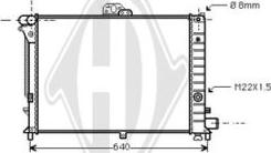 Diederichs DCM2976 - Радіатор, охолодження двигуна autocars.com.ua