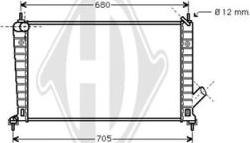 Diederichs DCM2990 - Радиатор, охлаждение двигателя autodnr.net