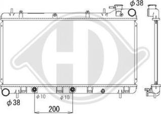 Diederichs DCM3015 - Радіатор, охолодження двигуна autocars.com.ua