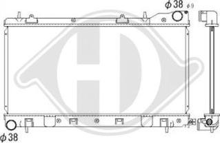 Diederichs DCM3029 - Радіатор, охолодження двигуна autocars.com.ua