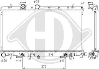 Diederichs DCM3040 - Радіатор, охолодження двигуна autocars.com.ua