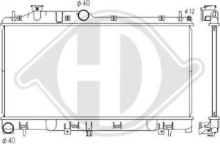 Diederichs DCM3044 - Радіатор, охолодження двигуна autocars.com.ua