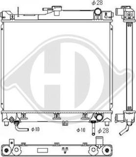 Diederichs DCM3117 - Радіатор, охолодження двигуна autocars.com.ua