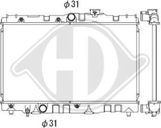 Diederichs DCM3142 - Радіатор, охолодження двигуна autocars.com.ua