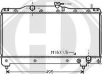 Diederichs DCM3179 - Радіатор, охолодження двигуна autocars.com.ua