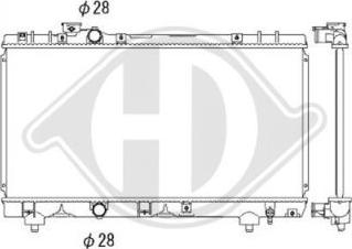 Diederichs DCM3194 - Радіатор, охолодження двигуна autocars.com.ua