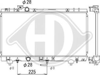 Diederichs DCM3195 - Радіатор, охолодження двигуна autocars.com.ua