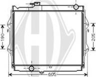 Diederichs DCM3311 - Радіатор, охолодження двигуна autocars.com.ua