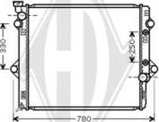 Diederichs DCM3314 - Радіатор, охолодження двигуна autocars.com.ua