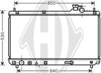 Diederichs DCM3339 - Радіатор, охолодження двигуна autocars.com.ua