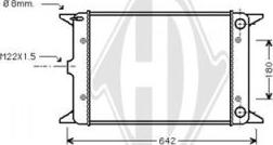 Diederichs DCM3368 - Радіатор, охолодження двигуна autocars.com.ua