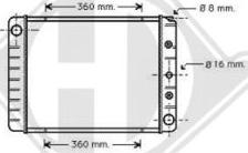 Diederichs DCM3481 - Радіатор, охолодження двигуна autocars.com.ua