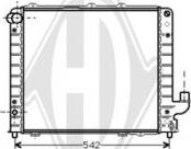 Diederichs DCM3526 - Радіатор, охолодження двигуна autocars.com.ua