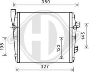 Diederichs DCM3558 - Радіатор, охолодження двигуна autocars.com.ua