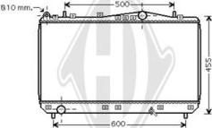 Diederichs DCM3594 - Радіатор, охолодження двигуна autocars.com.ua