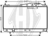 Diederichs DCM3596 - Радіатор, охолодження двигуна autocars.com.ua