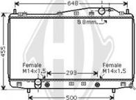 Diederichs DCM3597 - Радіатор, охолодження двигуна autocars.com.ua