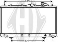 Diederichs DCM3637 - Радіатор, охолодження двигуна autocars.com.ua