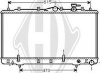 Diederichs DCM3638 - Радіатор, охолодження двигуна autocars.com.ua