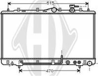 Diederichs DCM3641 - Радіатор, охолодження двигуна autocars.com.ua