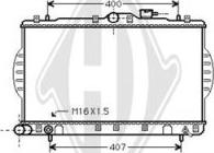 Diederichs DCM3659 - Радіатор, охолодження двигуна autocars.com.ua