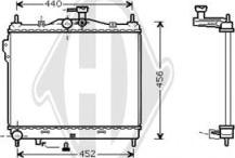 Diederichs DCM3666 - Радіатор, охолодження двигуна autocars.com.ua