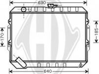 Diederichs DCM3686 - Радіатор, охолодження двигуна autocars.com.ua