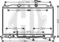 Diederichs DCM3695 - Радіатор, охолодження двигуна autocars.com.ua