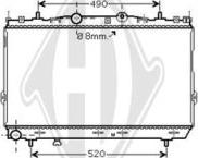Diederichs DCM3701 - Радіатор, охолодження двигуна autocars.com.ua