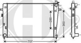 Diederichs DCM3731 - Радиатор, охлаждение двигателя autodnr.net