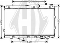 Diederichs DCM3786 - Радіатор, охолодження двигуна autocars.com.ua