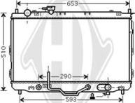 Diederichs DCM3788 - Радіатор, охолодження двигуна autocars.com.ua