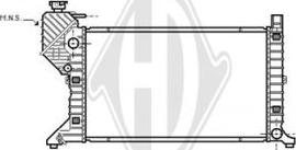 Diederichs DCM3826 - Радіатор, охолодження двигуна autocars.com.ua