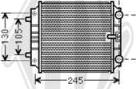 Diederichs DCM3828 - Радіатор, охолодження двигуна autocars.com.ua