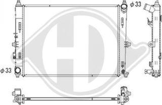 Diederichs DCM3917 - Радіатор, охолодження двигуна autocars.com.ua