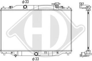 Diederichs DCM3947 - Радіатор, охолодження двигуна autocars.com.ua