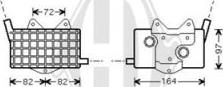 Diederichs DCO1036 - Масляний радіатор, рухове масло autocars.com.ua