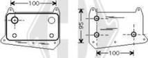 Diederichs DCO1038 - Масляний радіатор, рухове масло autocars.com.ua