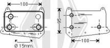 Diederichs DCO1040 - Масляний радіатор, рухове масло autocars.com.ua
