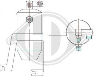 Diederichs DCT1063 - Осушувач, кондиціонер autocars.com.ua