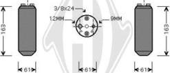 Diederichs DCT1075 - Осушувач, кондиціонер autocars.com.ua