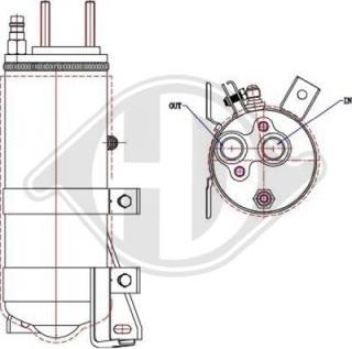 Diederichs DCT1101 - Осушувач, кондиціонер autocars.com.ua