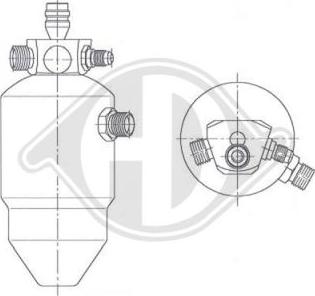 Diederichs DCT1188 - Осушувач, кондиціонер autocars.com.ua