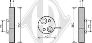 Diederichs DCT1214 - Осушувач, кондиціонер autocars.com.ua