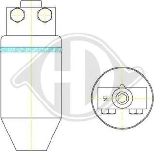 Diederichs DCT1218 - Осушувач, кондиціонер autocars.com.ua